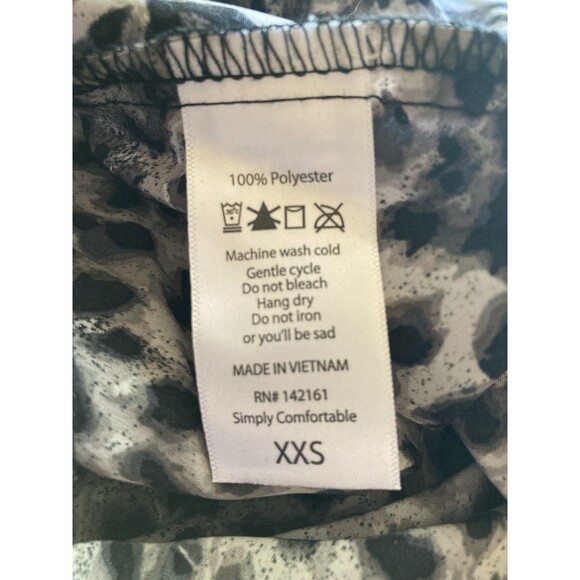 Lularoe Maxi Wrap Skirt Sz XXS Cheetah Animal Print Accordion Pleated Full Long - Picture 9 of 9